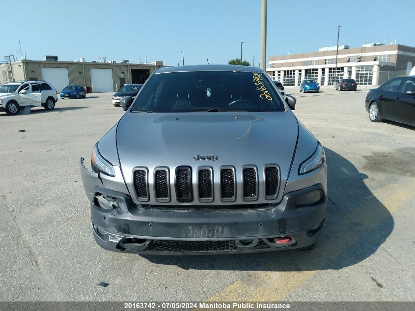 2015 Jeep Cherokee Trailhawk VIN: 1C4PJMBS9FW756496 Lot: 20163742