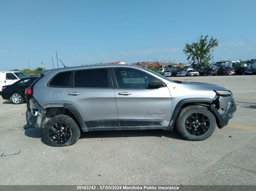 2015 Jeep Cherokee Trailhawk VIN: 1C4PJMBS9FW756496 Lot: 20163742