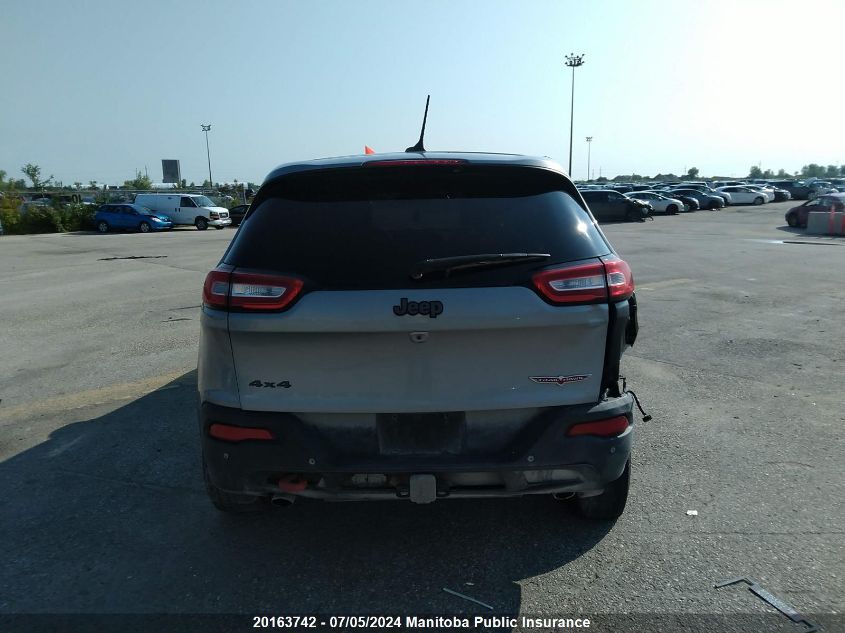 2015 Jeep Cherokee Trailhawk VIN: 1C4PJMBS9FW756496 Lot: 20163742