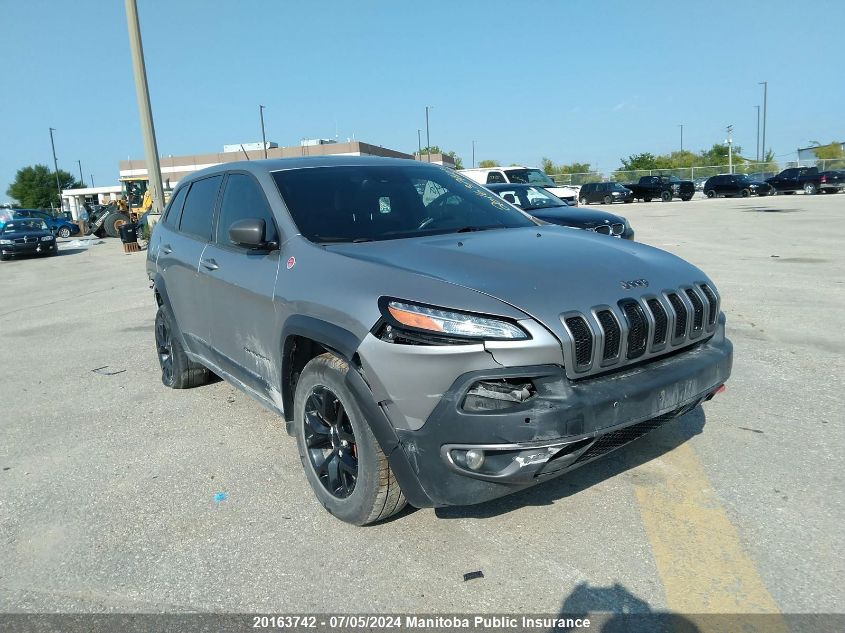 2015 Jeep Cherokee Trailhawk VIN: 1C4PJMBS9FW756496 Lot: 20163742