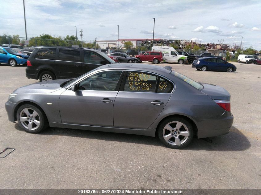 2008 BMW 528Xi VIN: WBANV13598BZ47023 Lot: 20163765