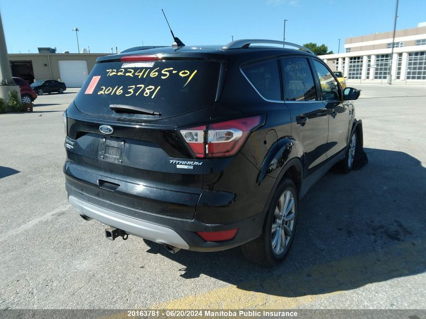 2018 Ford Escape Titanium VIN: 1FMCU9J91JUC71383 Lot: 20163781