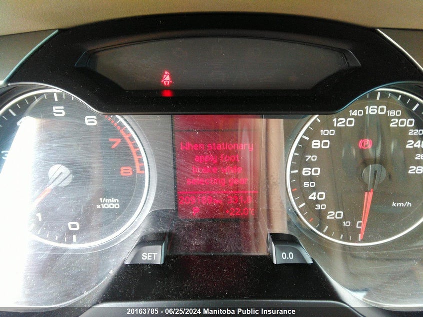 2009 Audi A4 2.0T Quattro VIN: WAULF68K99N022256 Lot: 20163785