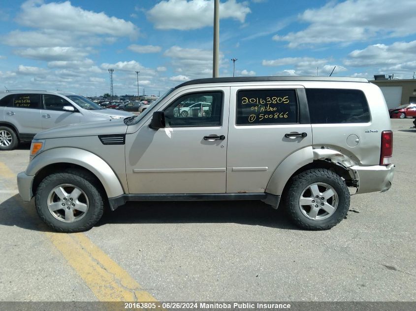 2009 Dodge Nitro Se VIN: 1D8GU28K79W500866 Lot: 20163805