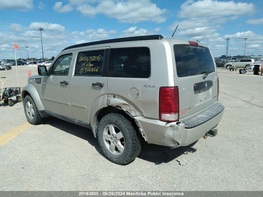 2009 Dodge Nitro Se VIN: 1D8GU28K79W500866 Lot: 20163805