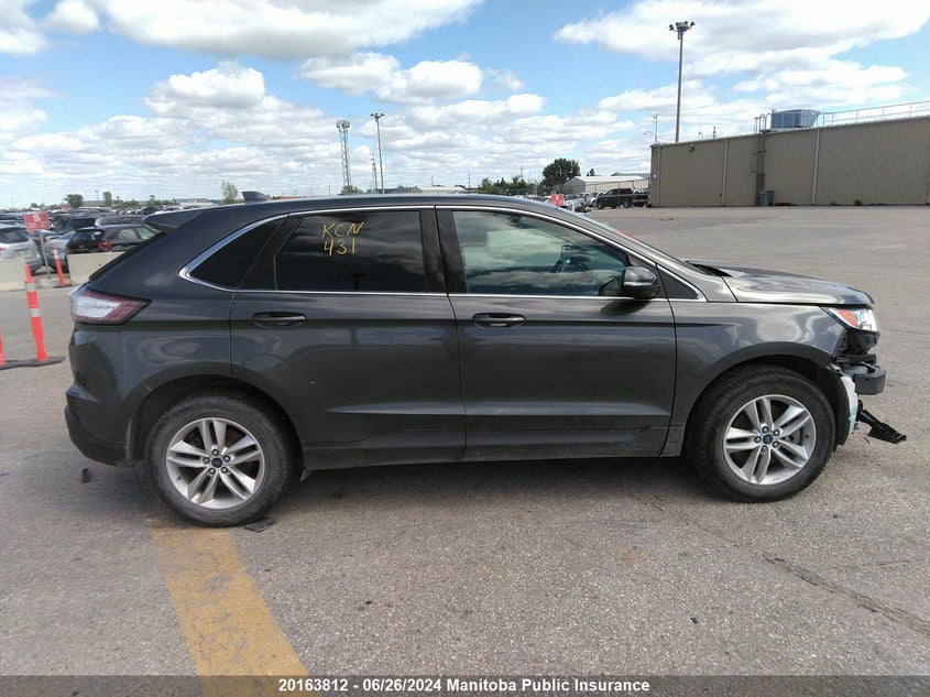 2015 Ford Edge Sel VIN: 2FMTK4J91FBB62766 Lot: 20163812