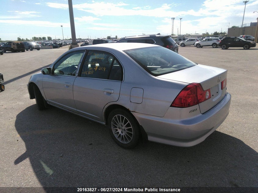 2004 Acura 1.7 El Premium VIN: 2HHES36824H002829 Lot: 20163827