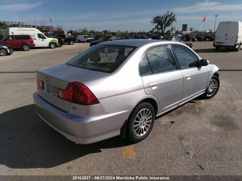 2004 Acura 1.7 El Premium VIN: 2HHES36824H002829 Lot: 20163827