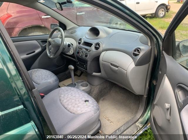 2001 Toyota Echo VIN: JTDBT123810159265 Lot: 20163840