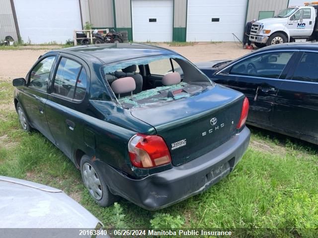 2001 Toyota Echo VIN: JTDBT123810159265 Lot: 20163840