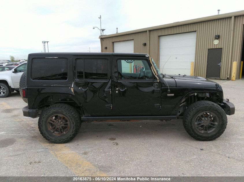 2017 Jeep Wrangler Unlimited Sahara VIN: 1C4BJWEG6HL536198 Lot: 20163875