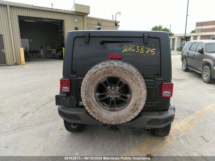 2017 Jeep Wrangler Unlimited Sahara VIN: 1C4BJWEG6HL536198 Lot: 20163875