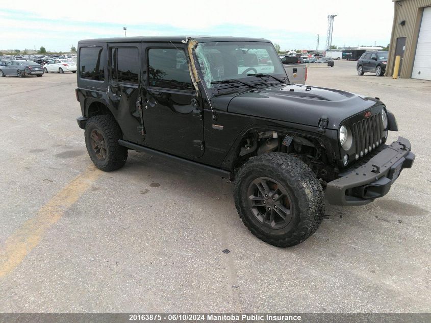 2017 Jeep Wrangler Unlimited Sahara VIN: 1C4BJWEG6HL536198 Lot: 20163875