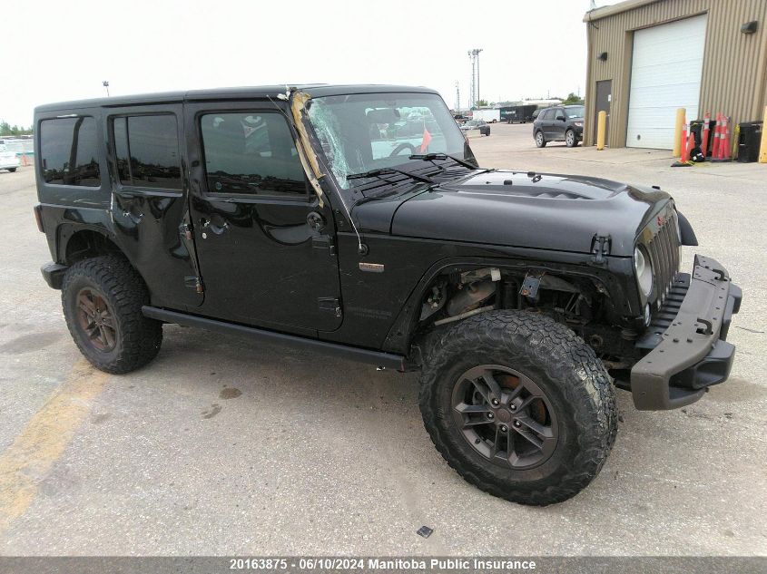 2017 Jeep Wrangler Unlimited Sahara VIN: 1C4BJWEG6HL536198 Lot: 20163875