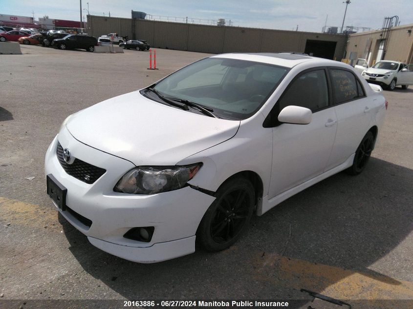 2009 Toyota Corolla S VIN: 2T1BU40E69C099572 Lot: 20163886