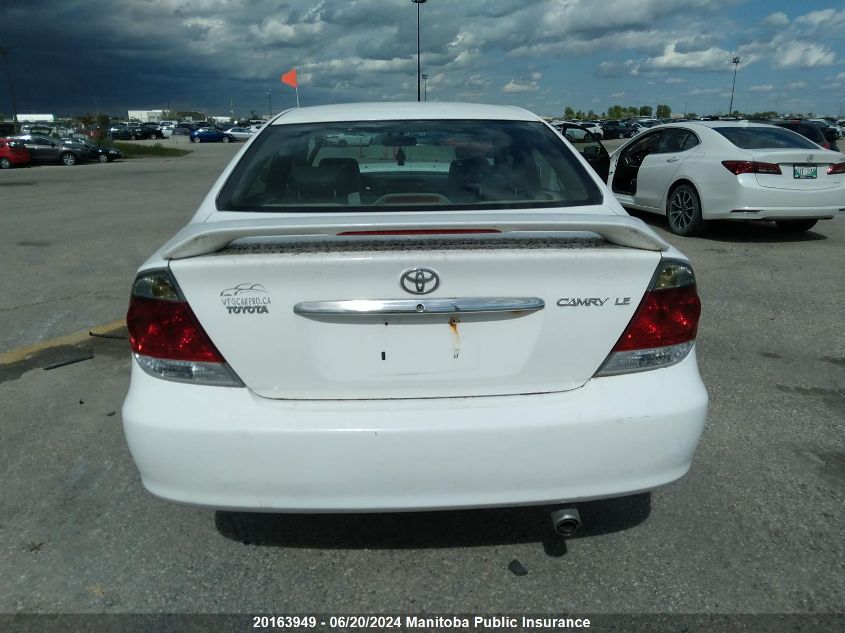 2005 Toyota Camry Le VIN: 4T1BE32K65U429830 Lot: 20163949