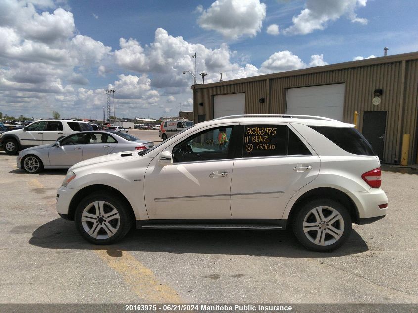 2011 Mercedes Benz Ml350 Bluetec VIN: 4JGBB2FBXBA729610 Lot: 20163975