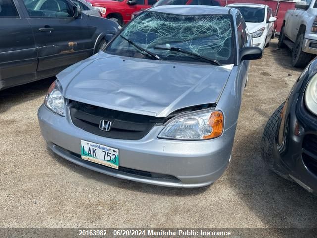 2003 Honda Civic Lx VIN: 1HGEM21573L800492 Lot: 20163982