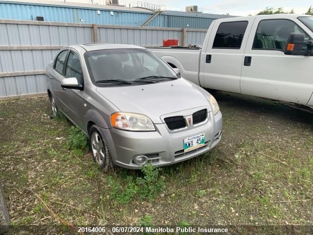 2007 Pontiac Wave VIN: KL2TW55697B165441 Lot: 20164006