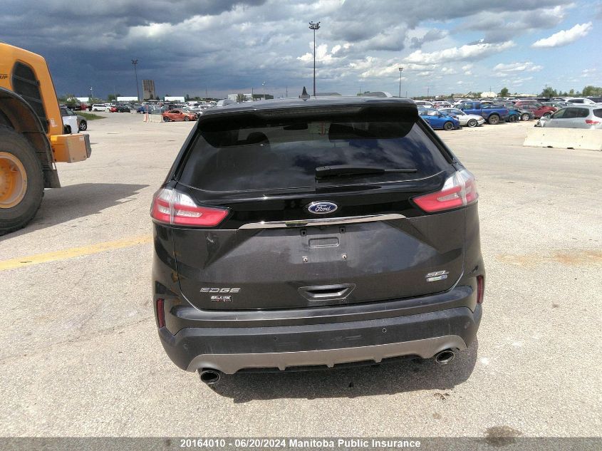 2019 Ford Edge Sel VIN: 2FMPK4J90KBC07773 Lot: 20164010