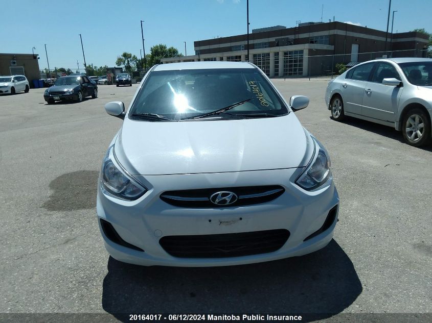 2017 Hyundai Accent Gl VIN: KMHCT5AEXHU367595 Lot: 20164017