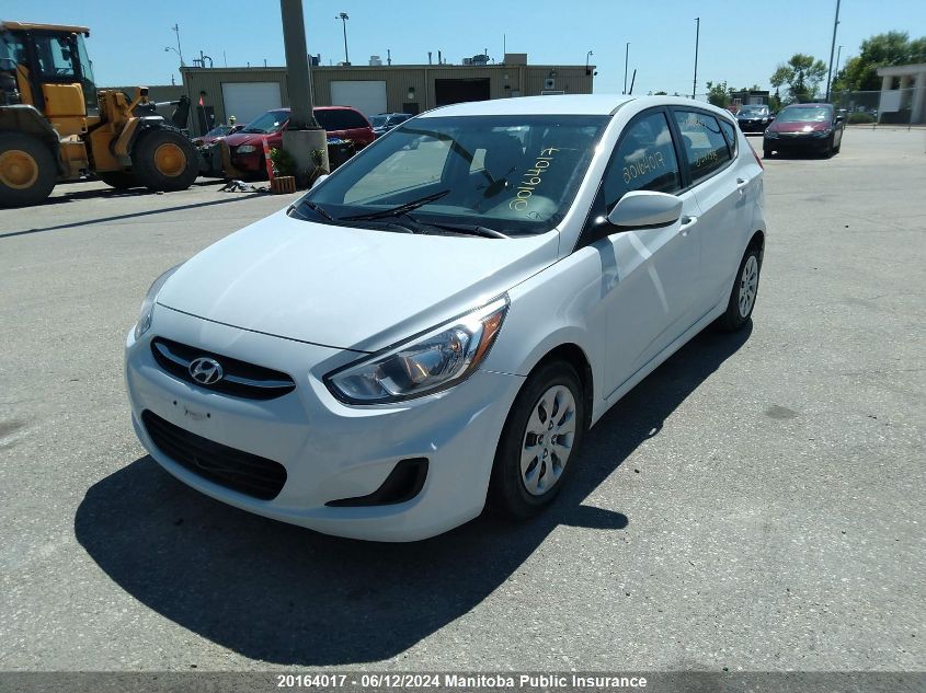 2017 Hyundai Accent Gl VIN: KMHCT5AEXHU367595 Lot: 20164017