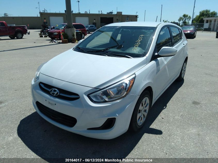 2017 Hyundai Accent Gl VIN: KMHCT5AEXHU367595 Lot: 20164017