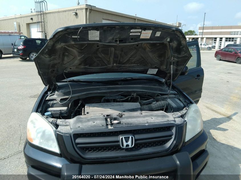 2004 Honda Pilot Ex-L VIN: 2HKYF18524H003062 Lot: 20164020