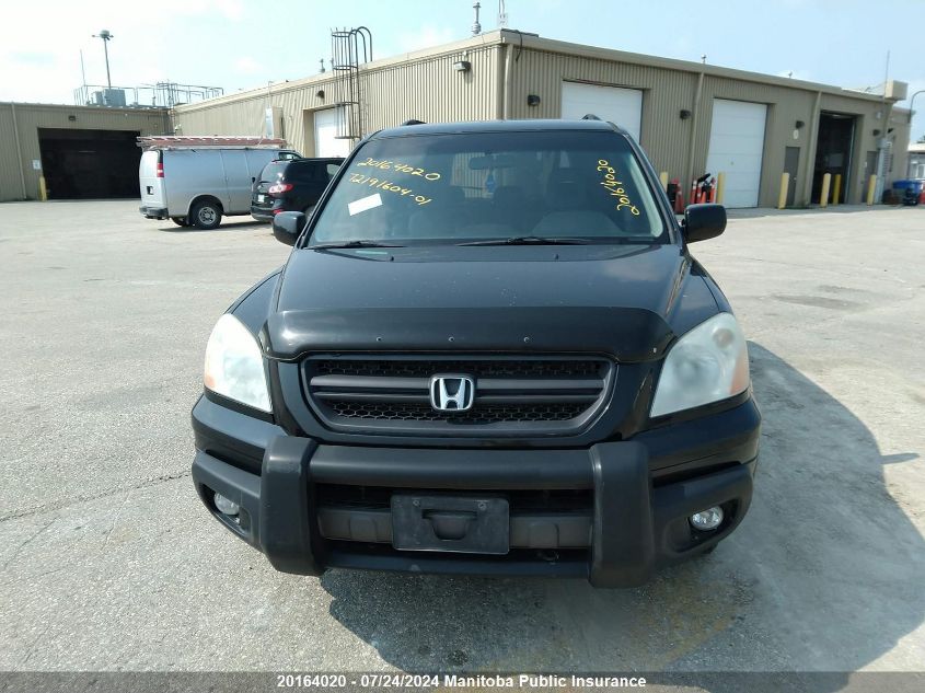 2004 Honda Pilot Ex-L VIN: 2HKYF18524H003062 Lot: 20164020