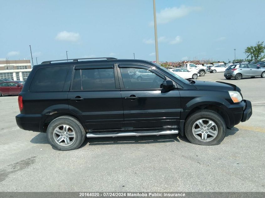 2004 Honda Pilot Ex-L VIN: 2HKYF18524H003062 Lot: 20164020