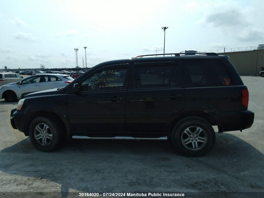 2004 Honda Pilot Ex-L VIN: 2HKYF18524H003062 Lot: 20164020