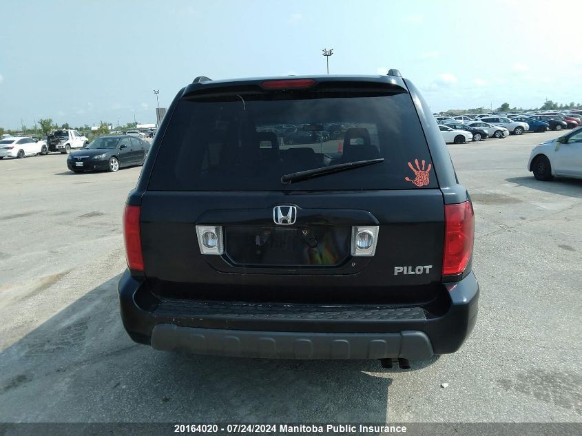 2004 Honda Pilot Ex-L VIN: 2HKYF18524H003062 Lot: 20164020