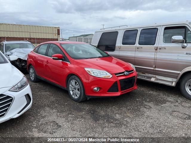 2012 Ford Focus Sel VIN: 1FAHP3H25CL326178 Lot: 20164033