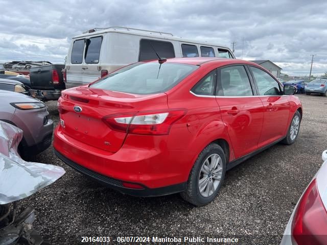 2012 Ford Focus Sel VIN: 1FAHP3H25CL326178 Lot: 20164033