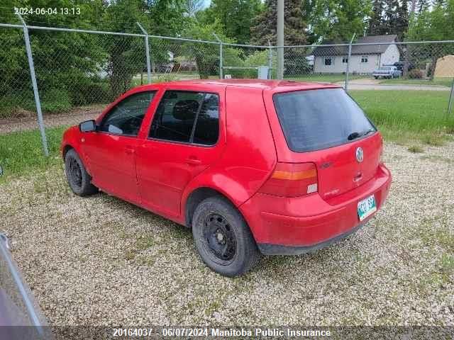 2003 Volkswagen Golf Cl VIN: 9BWEK21J234071870 Lot: 20164037