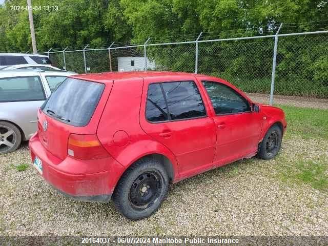 2003 Volkswagen Golf Cl VIN: 9BWEK21J234071870 Lot: 20164037