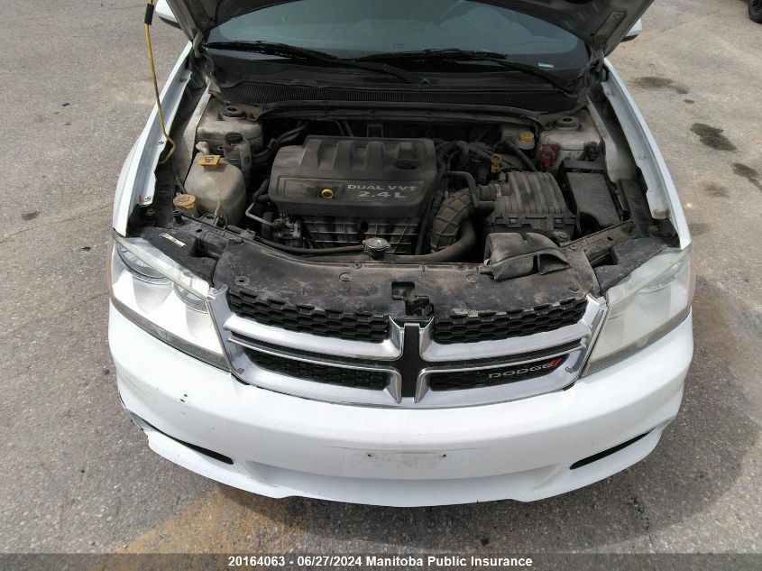 2013 Dodge Avenger Sxt VIN: 1C3CDZCB9DN759391 Lot: 20164063
