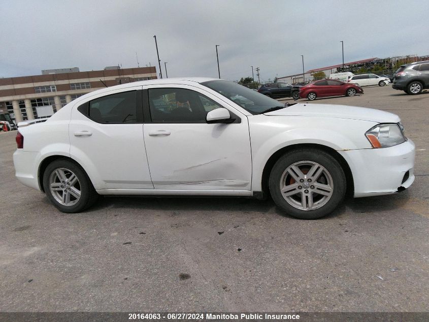 2013 Dodge Avenger Sxt VIN: 1C3CDZCB9DN759391 Lot: 20164063