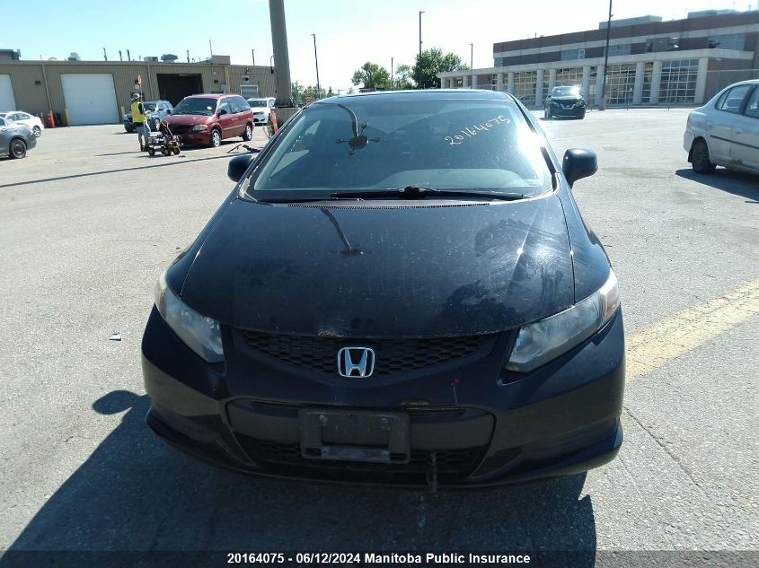 2012 Honda Civic Ex-L VIN: 2HGFG3B9XCH009566 Lot: 20164075