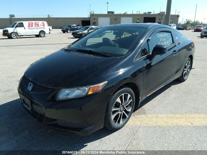 2012 Honda Civic Ex-L VIN: 2HGFG3B9XCH009566 Lot: 20164075