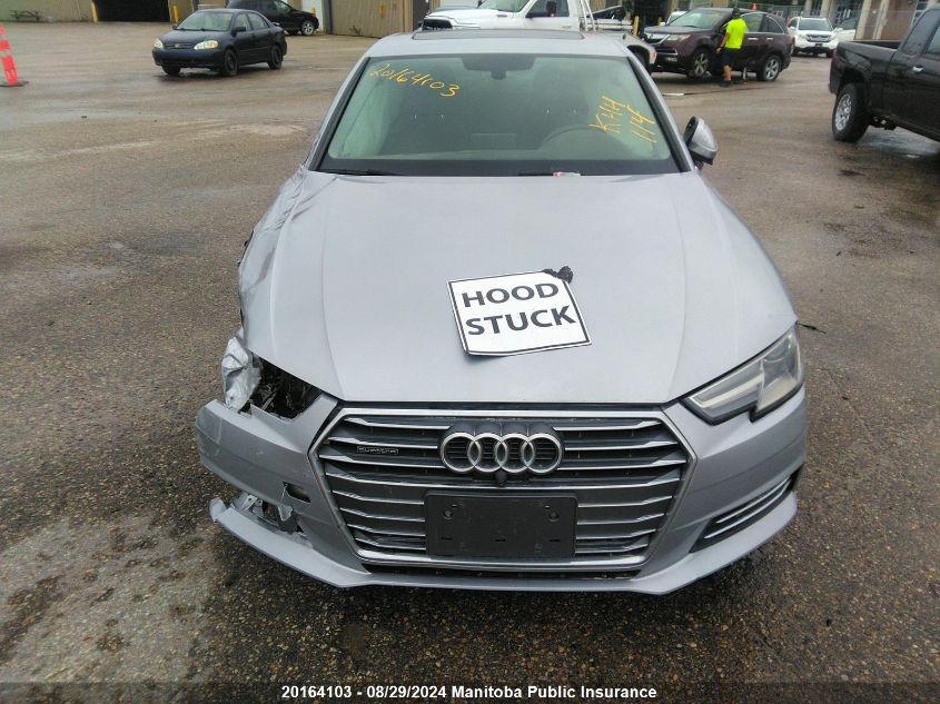 2017 Audi A4 2.0T Quattro VIN: WAUANAF47HN039251 Lot: 20164103