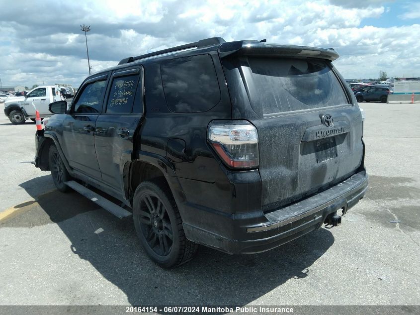 2021 Toyota 4Runner V6 VIN: JTEJU5JR2M5957138 Lot: 20164154