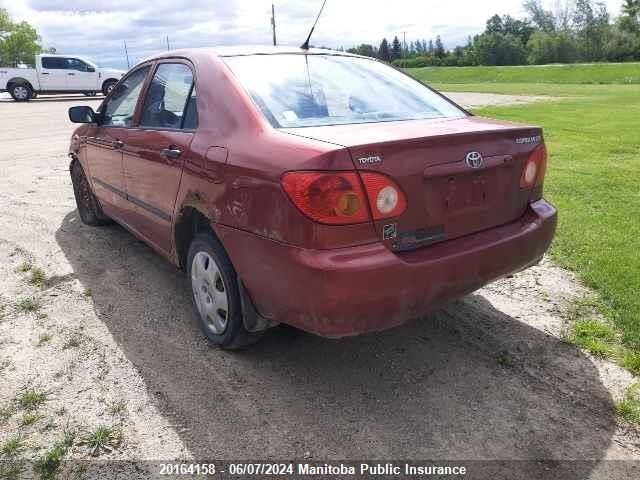 2003 Toyota Corolla Ce VIN: 2T1BR32E03C709515 Lot: 20164158