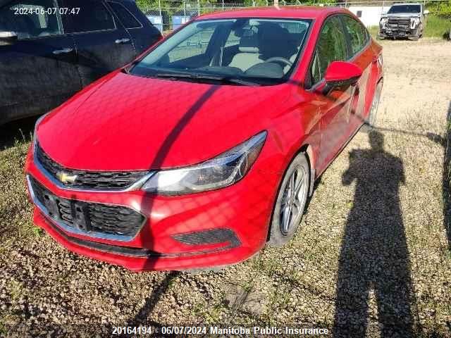 2016 Chevrolet Cruze Lt Turbo VIN: 1G1BE5SM1G7256536 Lot: 20164194