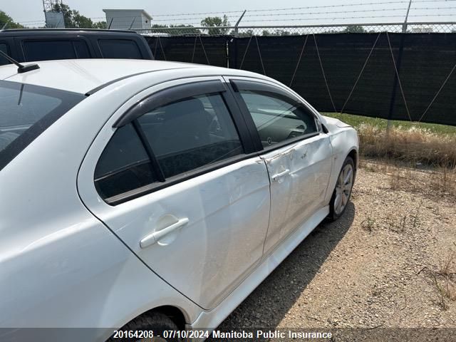 2013 Mitsubishi Lancer Ralliart VIN: JA32V6FV0DU605732 Lot: 20164208