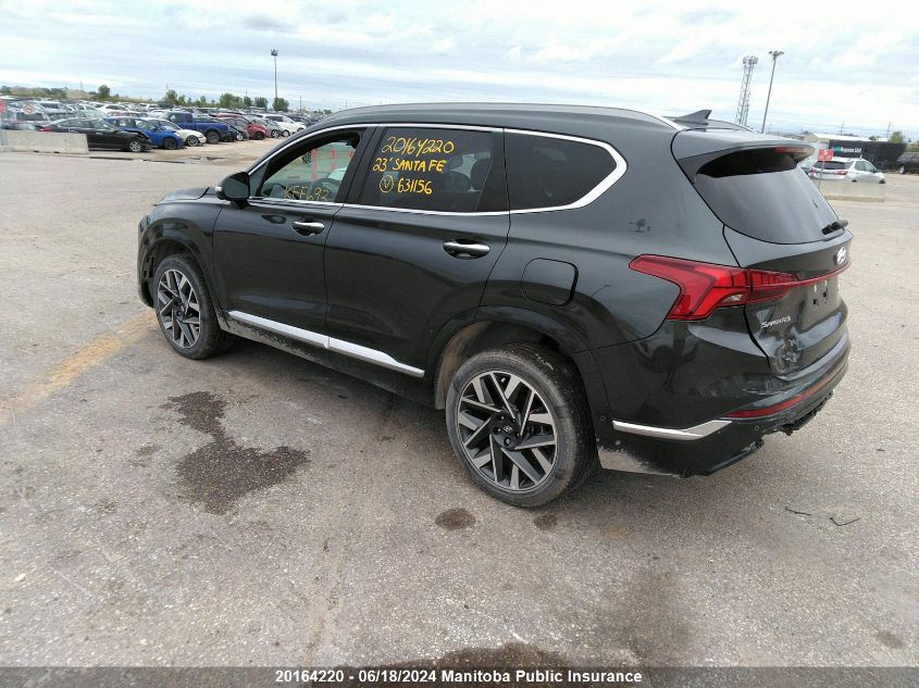 2023 Hyundai Santa Fe Ultimate Calligr 2.5T VIN: 5NMS5DAL0PH631156 Lot: 20164220