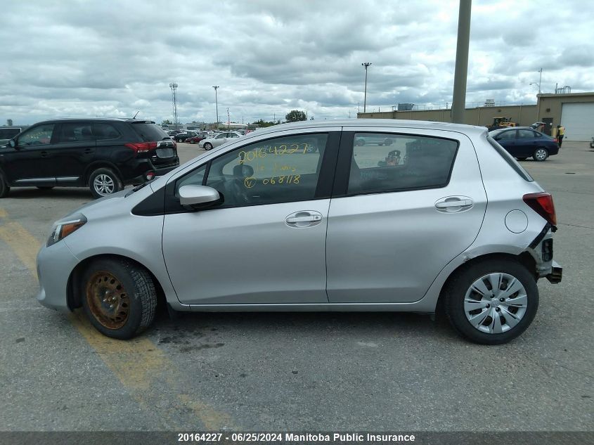 2016 Toyota Yaris Le VIN: VNKKTUD3XGA068118 Lot: 20164227