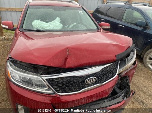 2015 Kia Sorento Ex V6 VIN: 5XYKUDA76FG567641 Lot: 20164240