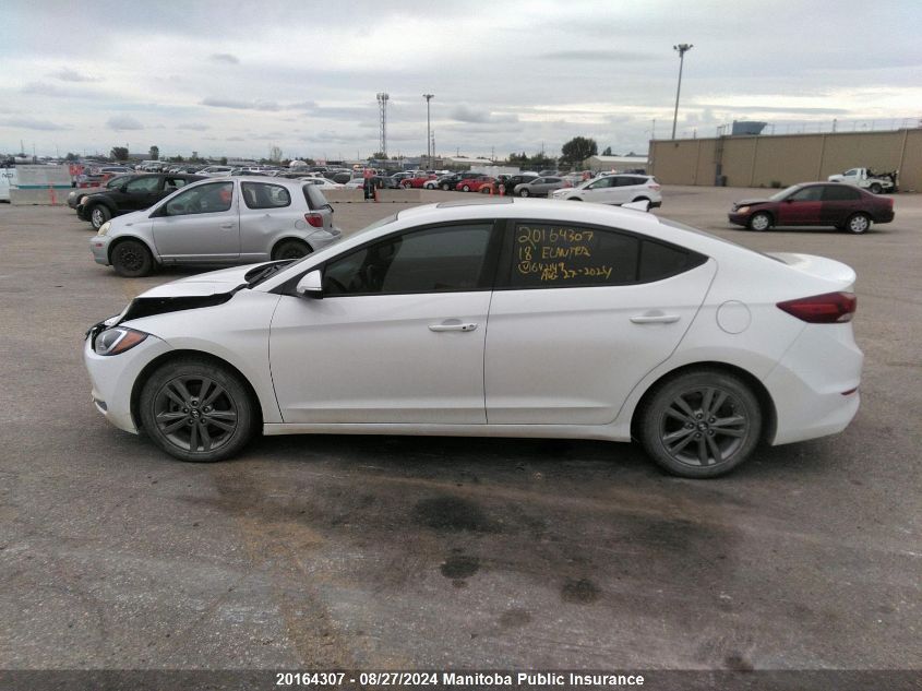 2018 Hyundai Elantra Gl VIN: KMHD84LFXJU642149 Lot: 20164307