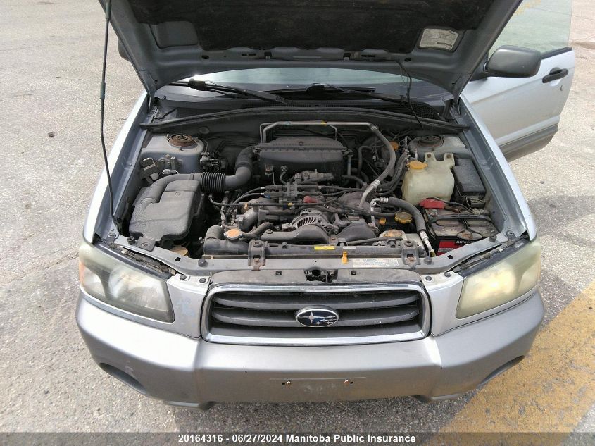 2003 Subaru Forester 2.5 Xs VIN: JF1SG65693H715620 Lot: 20164316